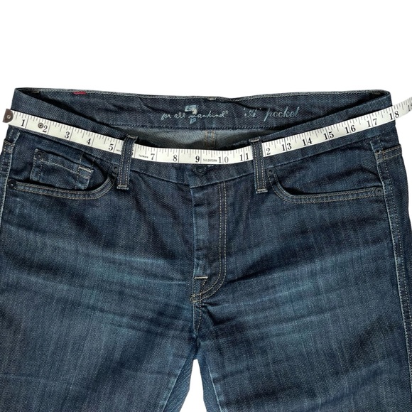 7 For All Mankind Jeans A Pocket Flare Y2K - Picture 7 of 12